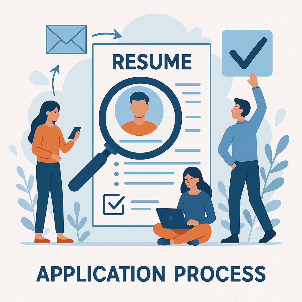 Application process illustration